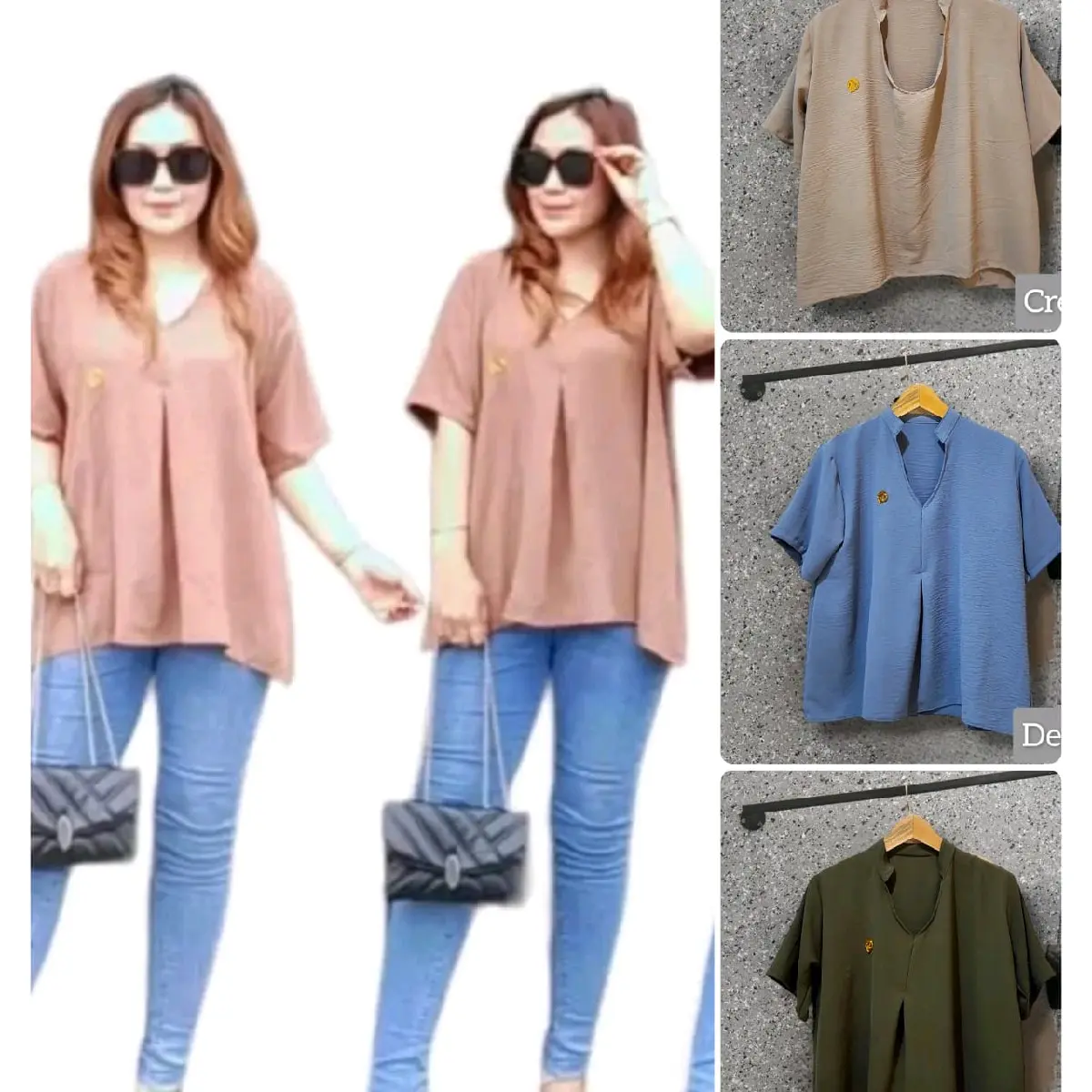 Blouse / Blus Wanita Kerah Yosa