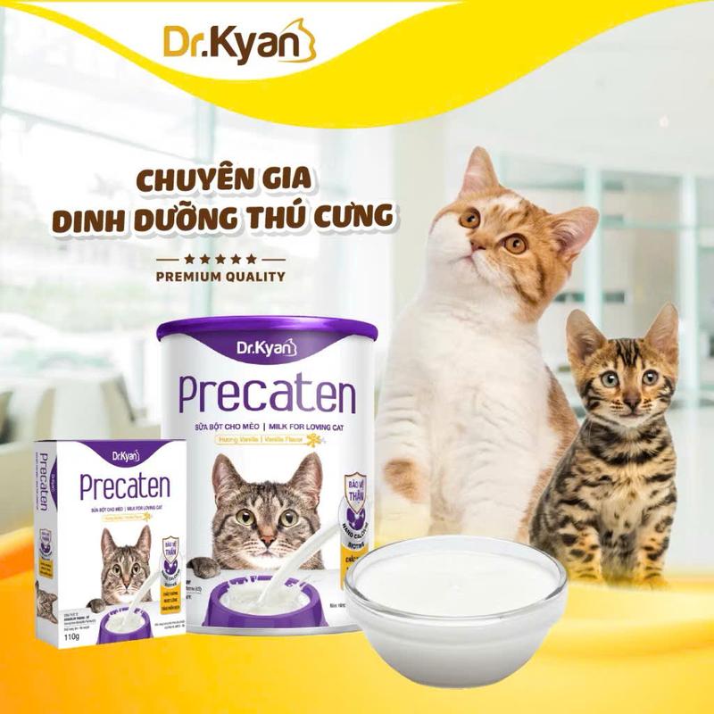 Sữa Bột Dr.Kyan Precaten Cho Mèo con và Mèo Mẹ - Chất Lượng