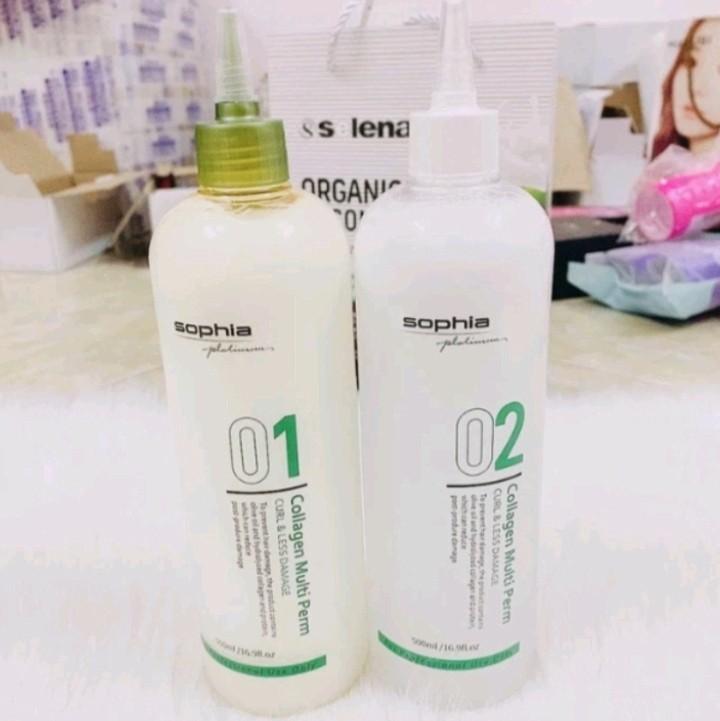 uốn tóc colaghen sophia platium 500ml curl hair 7