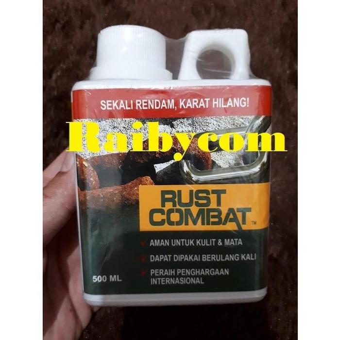 Gambar Rust Combat Cairan Pembersih Anti Karat Rush - 1x Rendam Karat Hilang - Rust Combat 500ml dari Raibycom Kota Bekasi Tokopedia