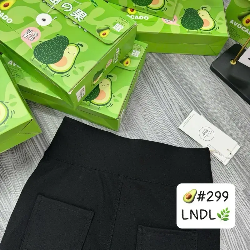 Quần legging bơ AVOCADO cạp cao 299 - 2119 - bản cạp Trơn và Dây Đan 3 cúc [ Không Lót nỉ] ( miễn phí ship hàng toàn quốc ) 4