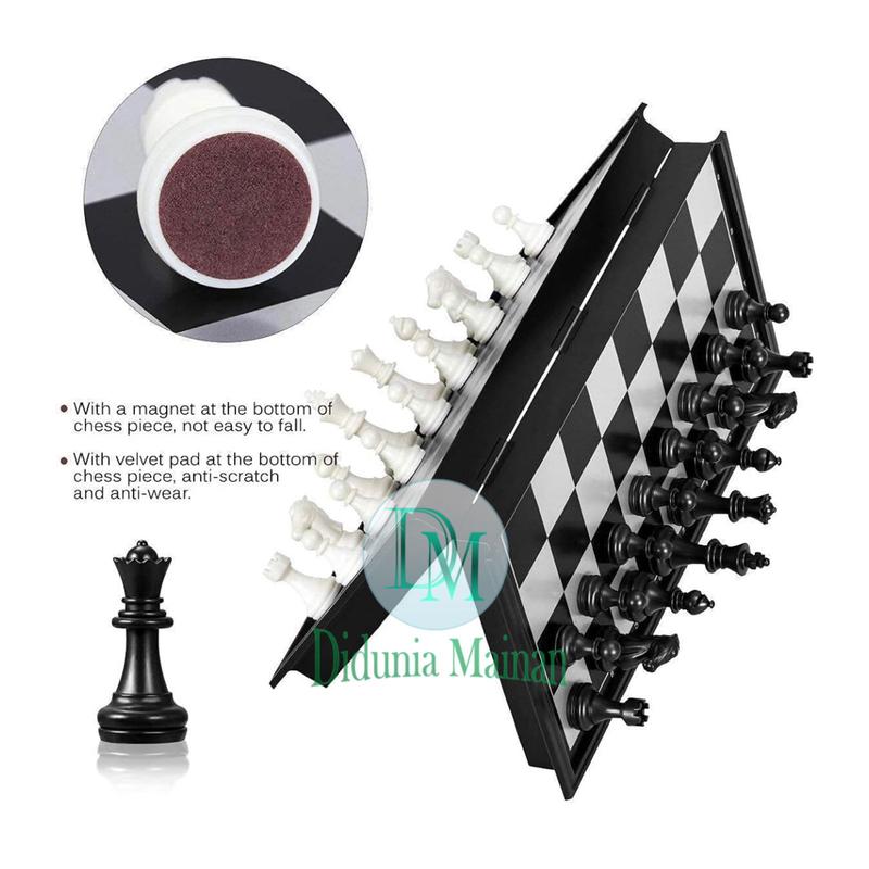 Product Introduction of Mainan anak board game papan catur lipat magnet mini magnetic chess 16