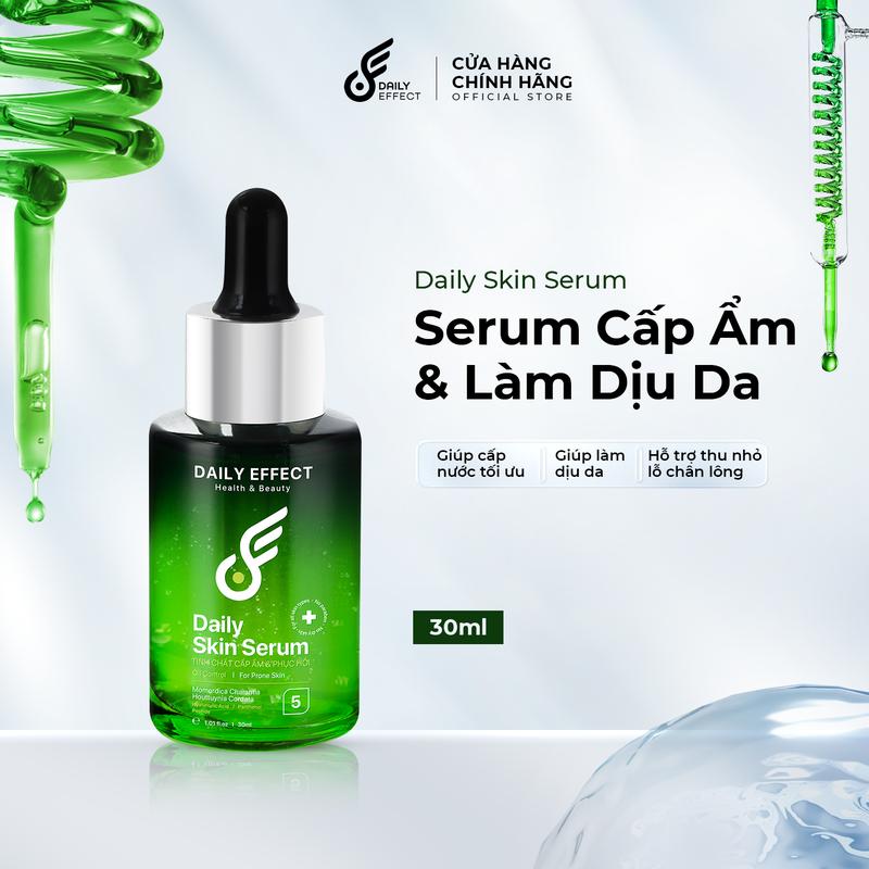 Serum HA & B5 - Cấp Ẩm & Làm Dịu Da DAILY EFFECT 30ml (giúp cấp nước, làm dịu da, hỗ trợ thu nhỏ lỗ chân lông, giảm mụn)