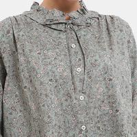 Gambar MFMW Arela Atasan Blouse Tosca Motif Bunga - L dari MFMW Shop Kota Bandung 2 Tokopedia