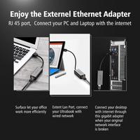 Gambar UGREEN Cable Adapter Ethernet Gigabit USB A / TYPE C Konektor Kabel Internet LAN Network Compatible for Laptop Konektor Sambungan Internet 1000Mbps RJ45 LAN - 50922 USB-A dari GADVENTIA Kota Administrasi Jakarta Barat 2 Tokopedia