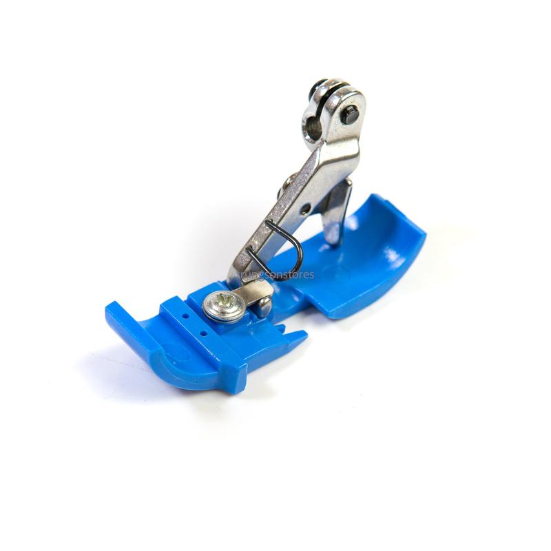 bộ chân vịt nhựa XANH máy vắt sổ 4 chỉ công nghiệp siruba đời K , jack ,...( loại đế dày 4li )