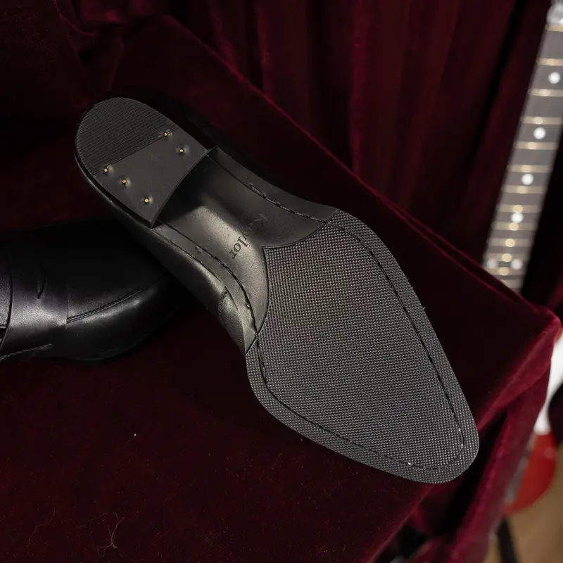 [Tranhnguyen x Kaylor] Giày Zion Loafers 2025, da bò mộc, đế phíp gỗ cao 4 cm, cấu trúc khâu đế MCkay (ZL1) 5