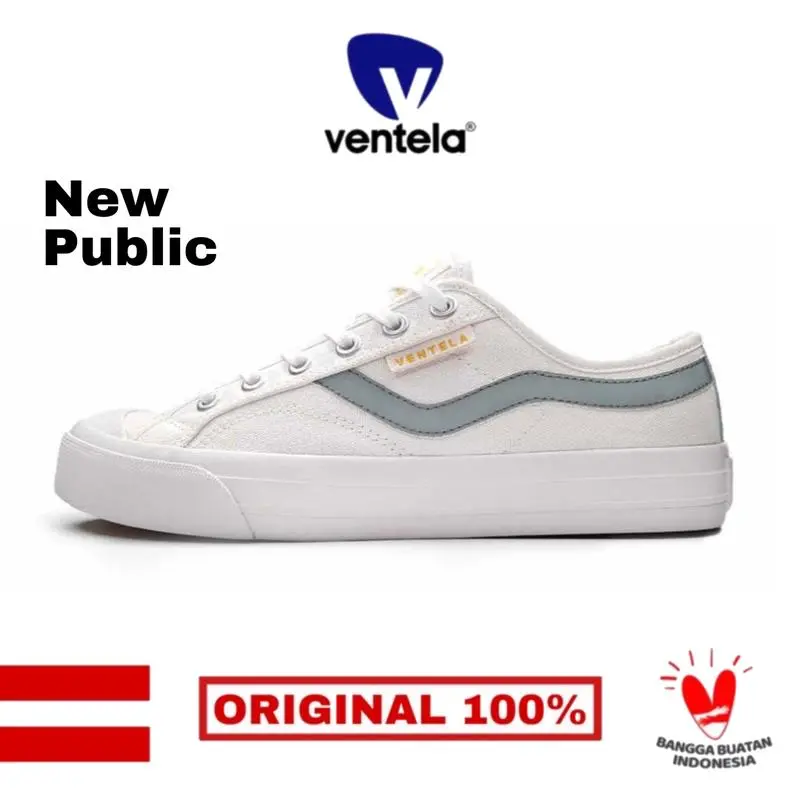 READY!! Casual Shoes Ventela New Public Low White [ORIGINAL] Size 36-43