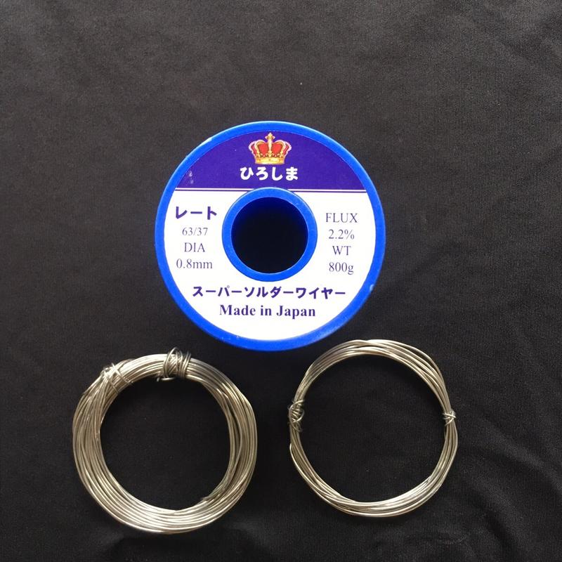 10M Thiếc Hàn Nhật Bản - HIROSIMA Đường Kính 0.8mm - 1.2mm, Bóng Nhẹ Nhiệt