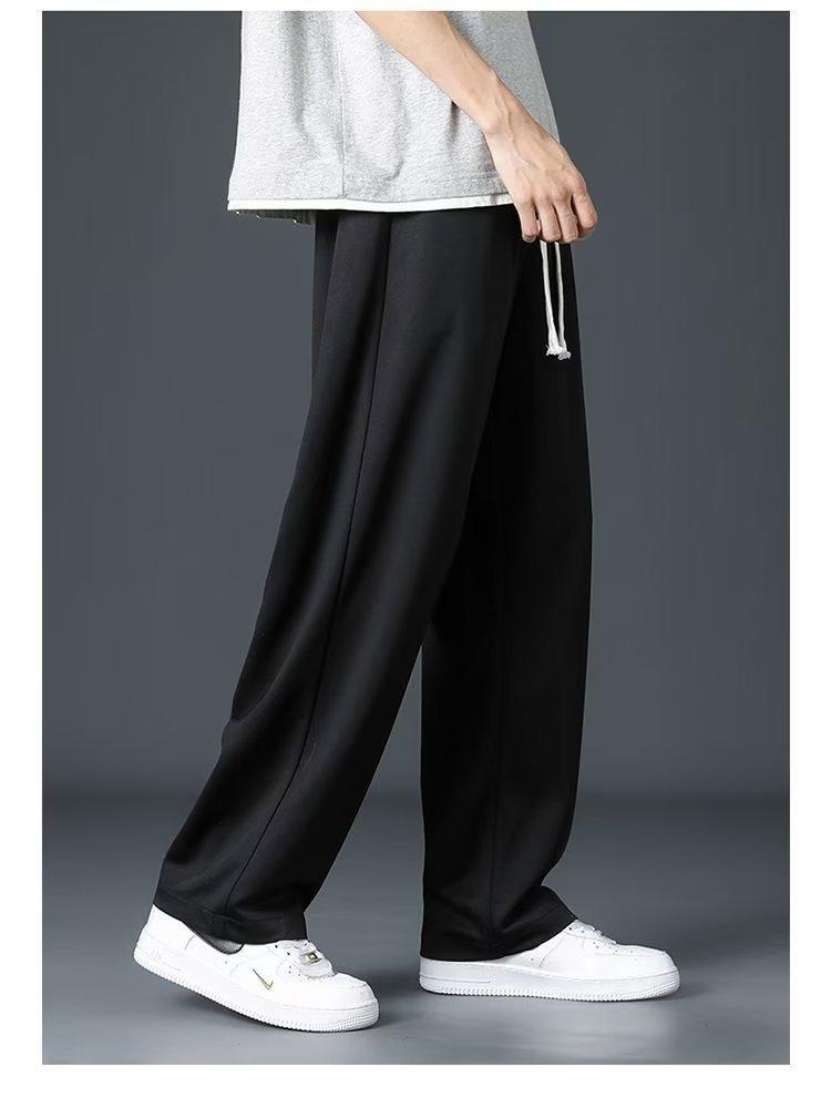 Product Introduction of Chotoya men's trouser Korean baggy pants Taslan casual pants for men Menswear Lingerie Pocket Beige Plain Tropical 19