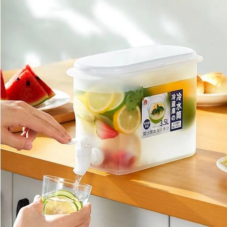 JOIN Dispenser Tempat Air Minum 3.5L/ Dispenser Jus Box Kontainer Masuk Kulkas / Dispenser Infused Water 0