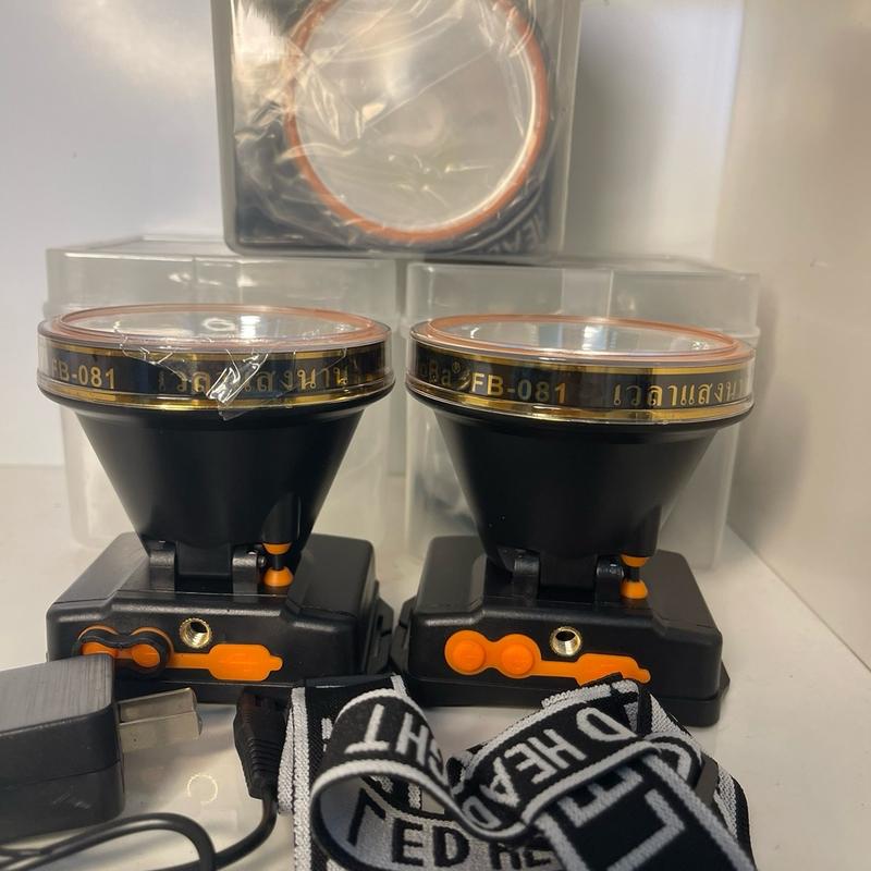 Đèn đội đầu siêu sáng pin trâu thái lan FiskToBa GB-081 mức xả tối đa manh 4h xả yếu 6h chiếu xa 250-300m