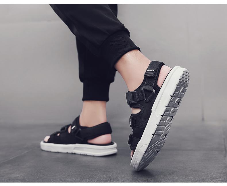 [Tiệm Dép TH] Dép sandal unisex học sinh nam nữ NiTa cao cấp phong cách ulzzang Hàn Quốc khóa chốt cao cấp chắc chắn đi cực êm mềm chân siêu bền 3