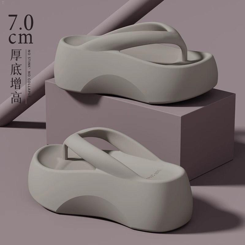 Dép Xỏ Ngón Tăng Chiều Cao, Dành Cho Nữ, Đế Dày, 7.0 cm, Dép Đi Biển Ngoài Trời Mùa Hè Mới, Không Trơn Trượt, Dép Đi Trong Nhà Người Nổi Tiếng Trên Internet, Đệm Mềm, Thoải Mái Và Hợp Xu hướng, Dép Nam, Bán Chạy Tại Cửa Hàng, Dép Đi Trong Nhà dep  xixitia 8