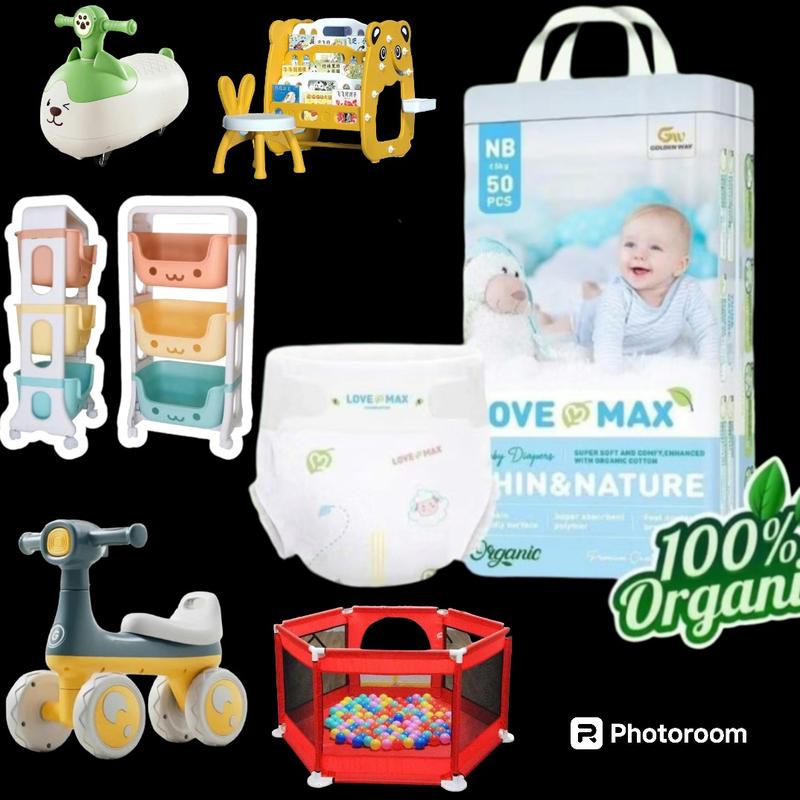 (Tích điểm đổi xe) 1 bịch tã bỉm LOVE MAX Quần 50 miếng, size M đến 5XL cho bé (Voi)