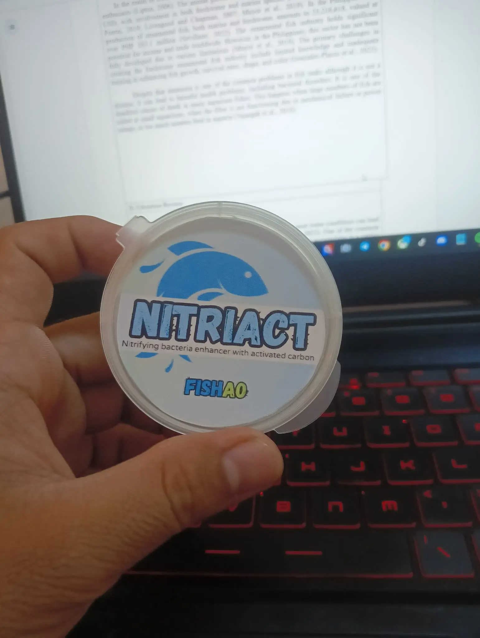 NItriact- NItrifiying Bacteria Enhancer with Activated Carbon -FISHAO