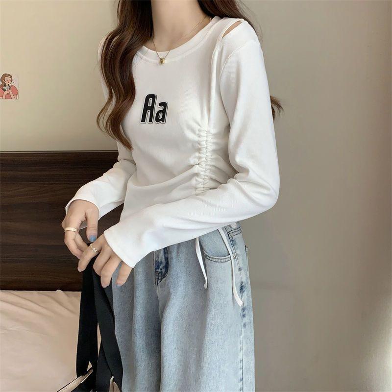 Product Introduction of Phông Dây Rút Độc Đáo Thiết Kế Đẹp Mỏng Vừa Vặn, Dài Tay, Giả Hai Lớp, Dành Cho Nữ, Hàng Mới Về Đầu Thu 2024, Sơ Mi Lớp Nền Hàng Đầu áo  sơ sọc kẻ 16