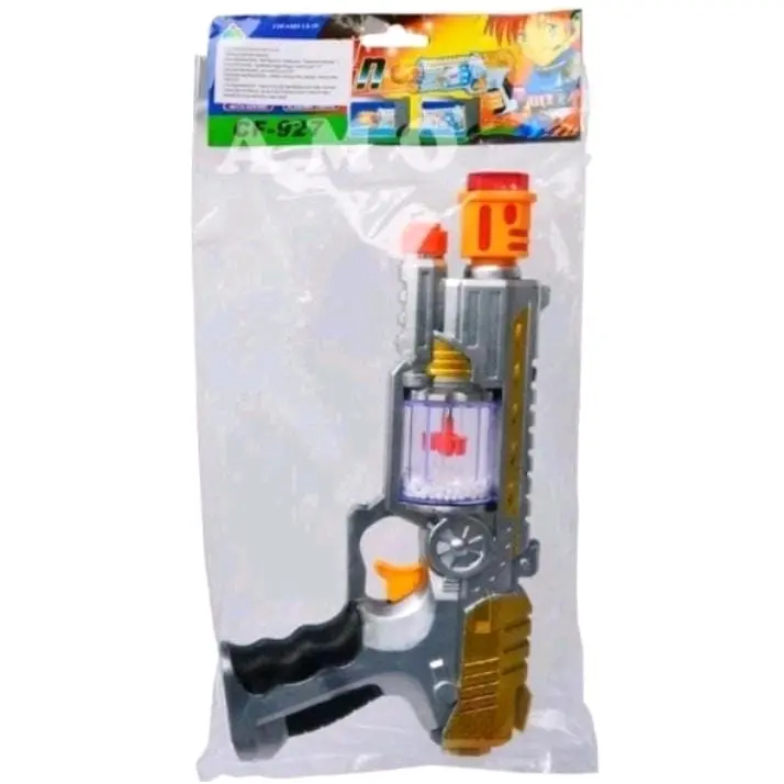Mainan Anak Laki Laki Tembak Laser Bisa Nyala CF-927 Mainan Anak Tembak Laser Gun Dengan Lampu Dan Suara Terbuat Dari Plastik Panjang 26 Cm Toy 0