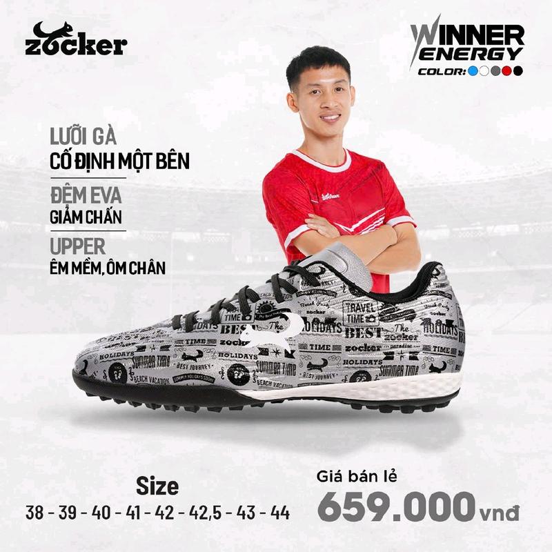 Giày đá bóng sân cỏ nhân tạo Zocker winner Energy Sport