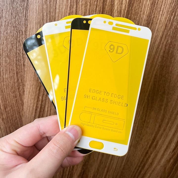  Bộ 3 kính cường lực full màn hình sam sung J7pro J7prime j7plus J7+ J7 pro prime plus 