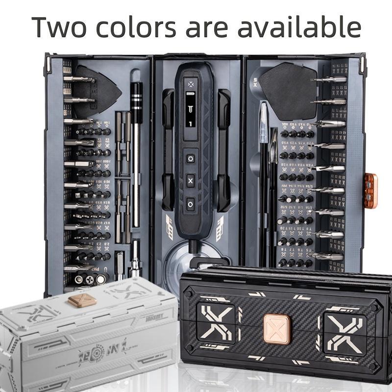 181 in 1 Electric Screwdriver Set, USB Rechargeable Electric Screwdriver with 3 Torque Settings, Professional Repair Tool Kit for Phone/Laptop/Camera/Watch 4
