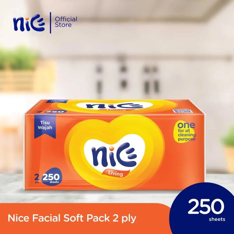 Tissue Nice Facial Soft 2Ply Sheets 350g, 900g
