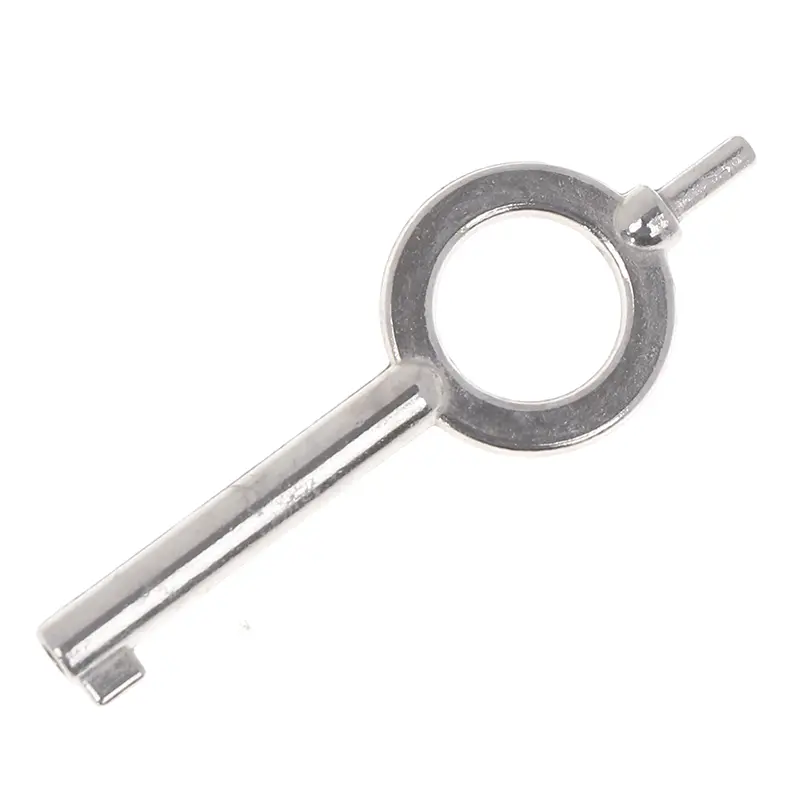 Móc Chìa Khóa Phẳng Thông Dụng Phong Cách Mỹ, Chìa Khóa Đặc Biệt, Khóa Gari, Chất Liệu Hợp Kim Kẽm, 1 Chiếc, Móc Chìa Khóa 1