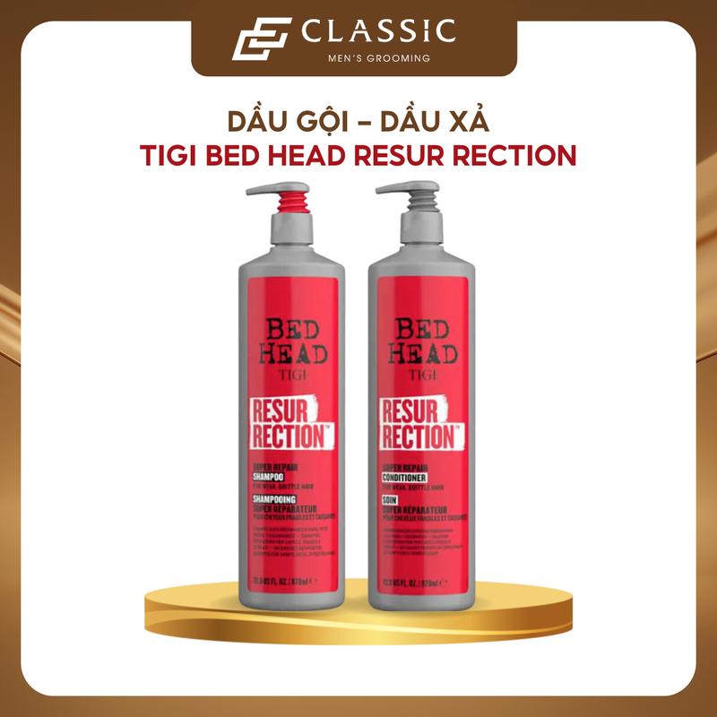 Bộ Dầu Gội Xả Tigi Đỏ Resurrection