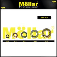 Gambar MOLLAR 93-078 Ring Per M6 Besi Spring Washer Baut JP M 6 - 100 pcs - 93-078 dari Mollar Kota Cirebon 3 Tokopedia