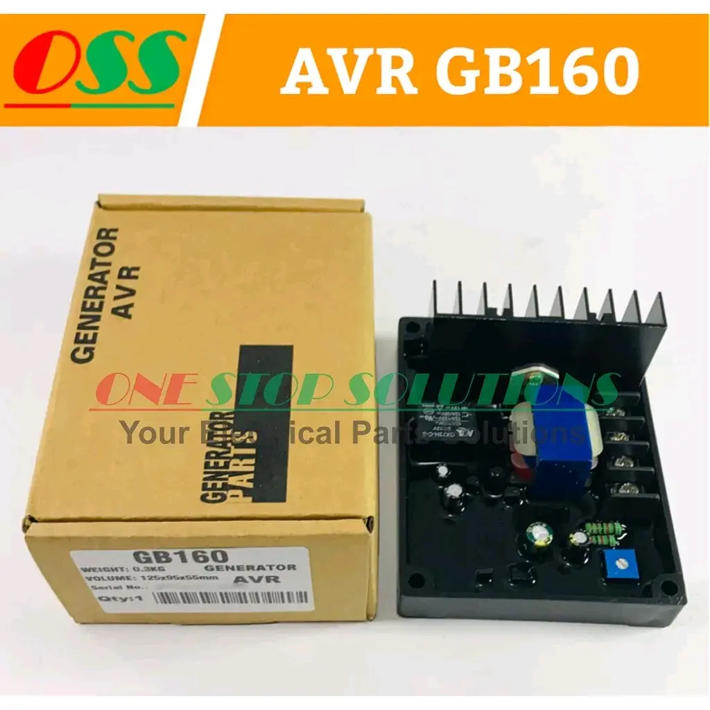 AVR BRUSH GENERATOR UNIVERSAL GB160 GB-160 GB 160 AVR GENSET UNIVERSAL