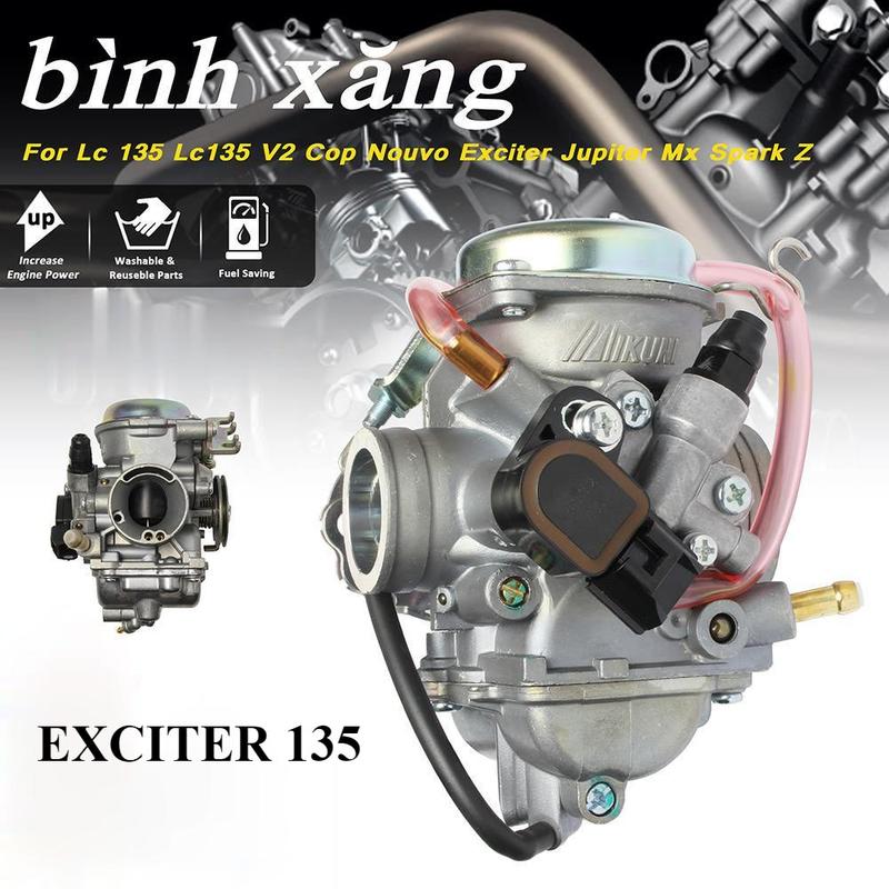 Bình Xăng Con Xe Exciter 135, EX 135 5 số Đời 2011-2015 Hàng Cao Cấp Loại 1 Phụ Kiện Phụ Tùng