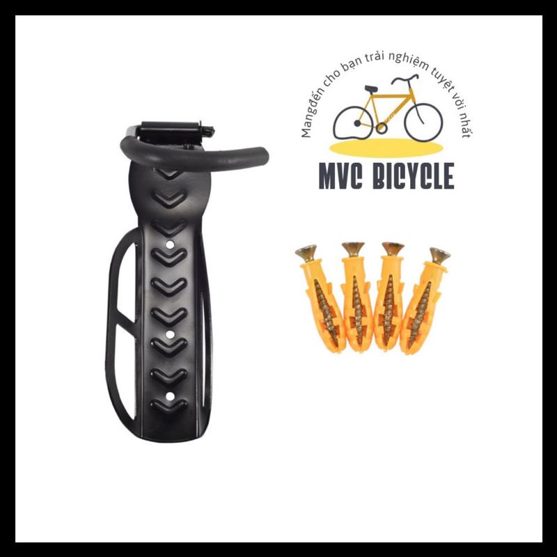 Giá treo xe đạp lên tường thép sơn tĩnh điện giá treo xe đạp móc dọc