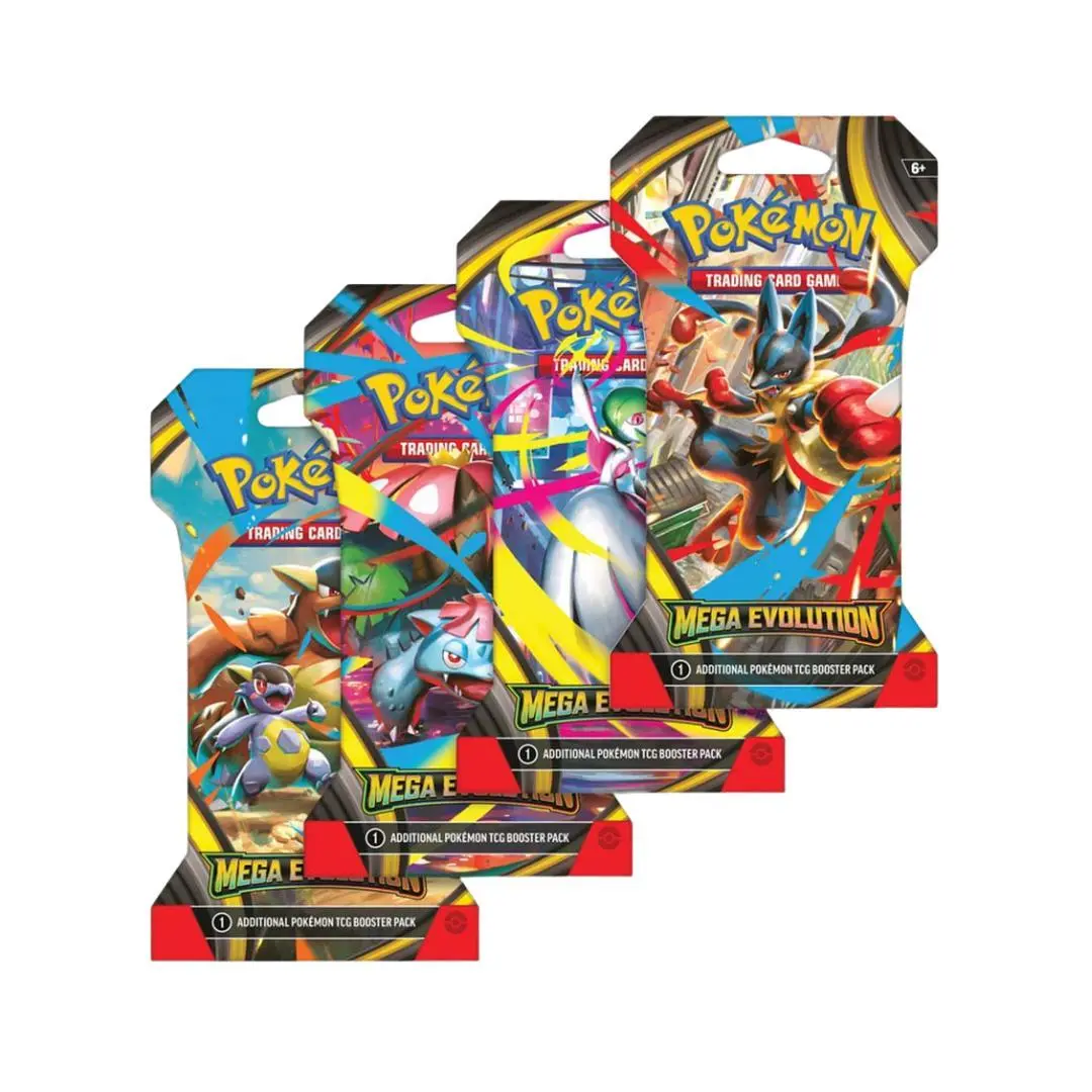 Pokmon TCG ME01 Mega Evolution Sleeved Booster Pack | Sleeved Booster Box  - LIVE BREAK (Rip N Ship) - Factory Sealed - TikTok Shop Malaysia