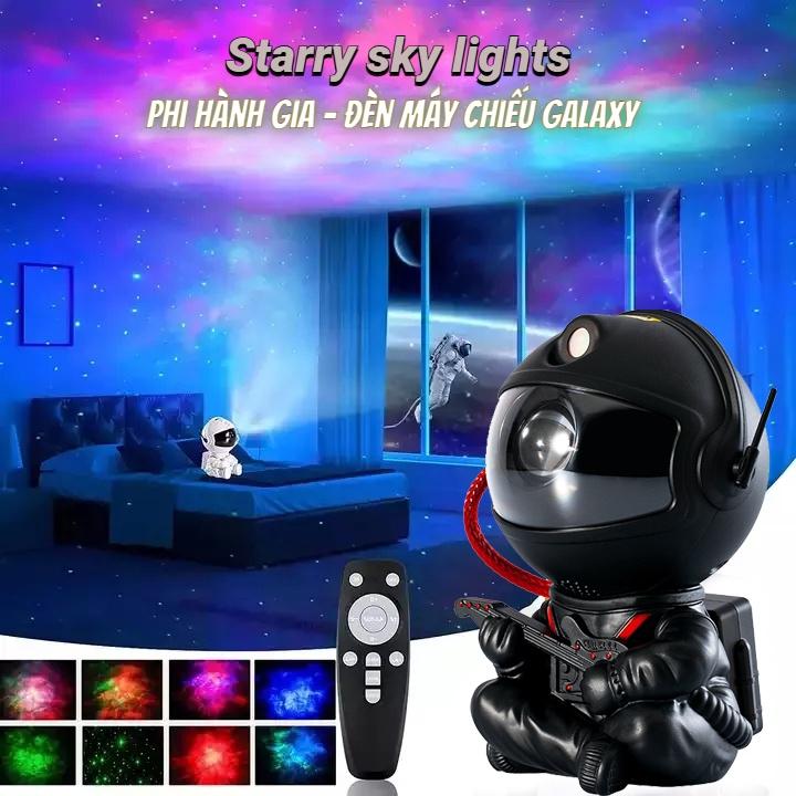 Đèn phi hành gia ngồi mẫu mới 2024 - Đèn chiếu sao thiên hà máy chiếu sao hình phi hành gia. đèn phihành