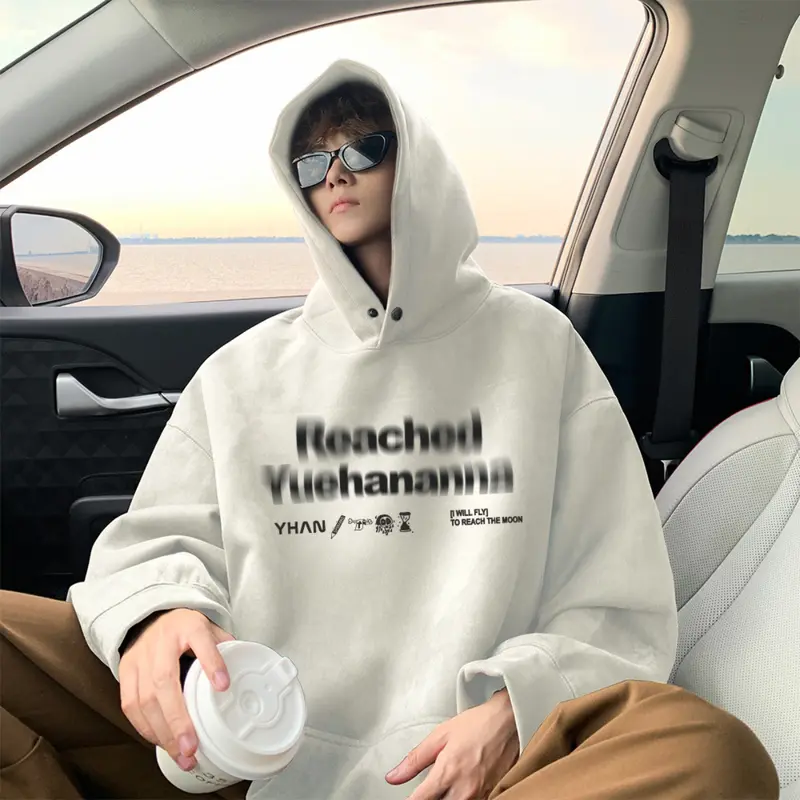 Áo hoodie mũ 2 lớp in readched , dáng thụng tay bồng,fom unisex từ 40 - 75kg, chất nỉ tàu, mặc đơn , mặc đôi , mặc nhóm... Nam Menswear 3
