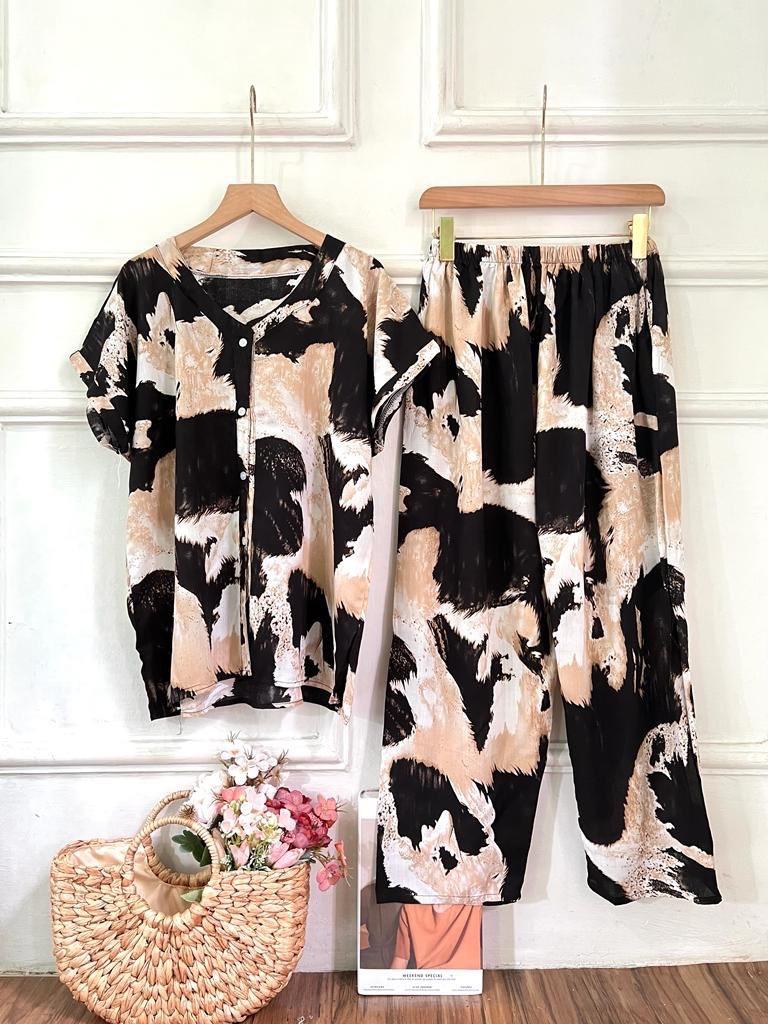 Product Introduction of PIYAMA VNECK SET CP RAYON PREMIUM MOTIF 2