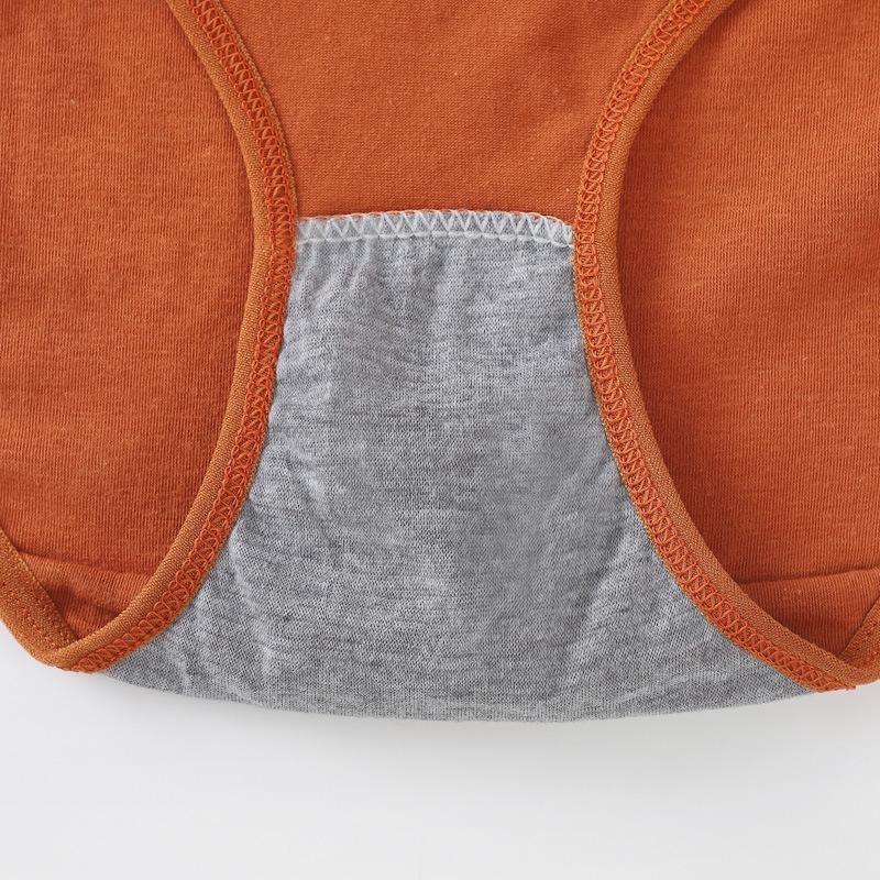 Product Introduction of Southeast Asia Cross-Border E-Commerce Women's Underwear Female Students Korean Style Solid Color Breathable Mid Waist Maiden Sexy Cute Pants 11