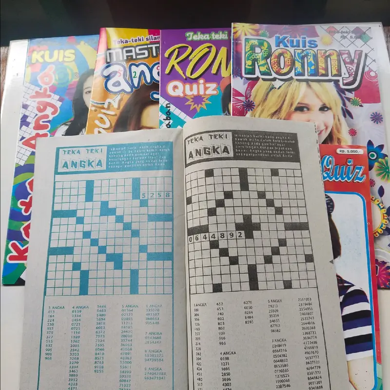 (6buku) Teka Teki Silang/TTS ukuran Panjang 3