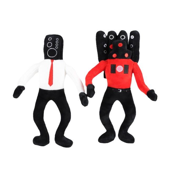 30cm Speakerman Plush Toy Cartoon Game Skibidi Toilet Plush Figure Dolls Kawaii Gift Toys for Fans Boys 0