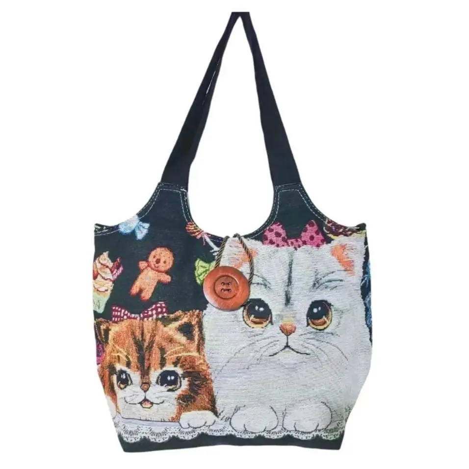 【พร้อมส่ง】happylife fashion กระเป๋าสะพายข้าง สะพายลาย  กระเป๋าใบใหญ่  ถอดสายได้
