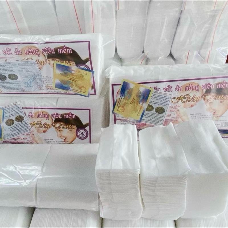 Combo 10 Gói Khăn Khô Đa Năng loại 170gram giá 129k Dùng Cho Mẹ và Bé tã chéo sữa màn tắm  lót đi du lịch trai ngẫu nhiên khăn lót cho bé nằm Kem khănxo chobe khan vaikho mochee vải khoda 6