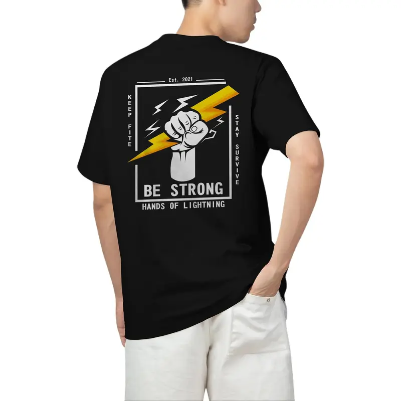 Baju Kaos Pria Wanita Distro Premium HT-103 / Kaos Pendek Dewasa T-shirt Basic Hitam Katun Nyaman Lembut 2