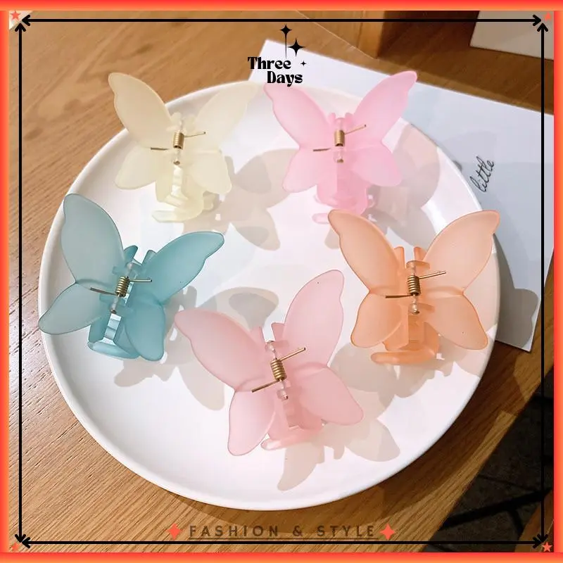TD - JEPITAN RAMBUT KUPU-KUPU DOFF 6CM MODEL KOREA / JEDAI SALON MATTE DOFF KOREA BUTTERFLY 0