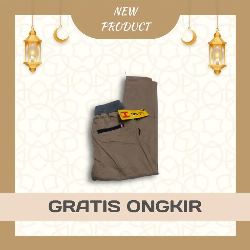 Celana Panjang Anak Chino Katun 5-16 tahun Katun Slim-fitting Fashion Fashion 4