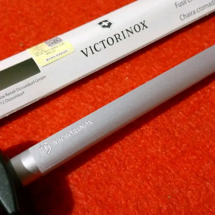 Stik Asahan Pisau Victorinox 30cm & 25cm Butcher Knife Sharpening Steel Original Made in Swiss Model Bulat 1