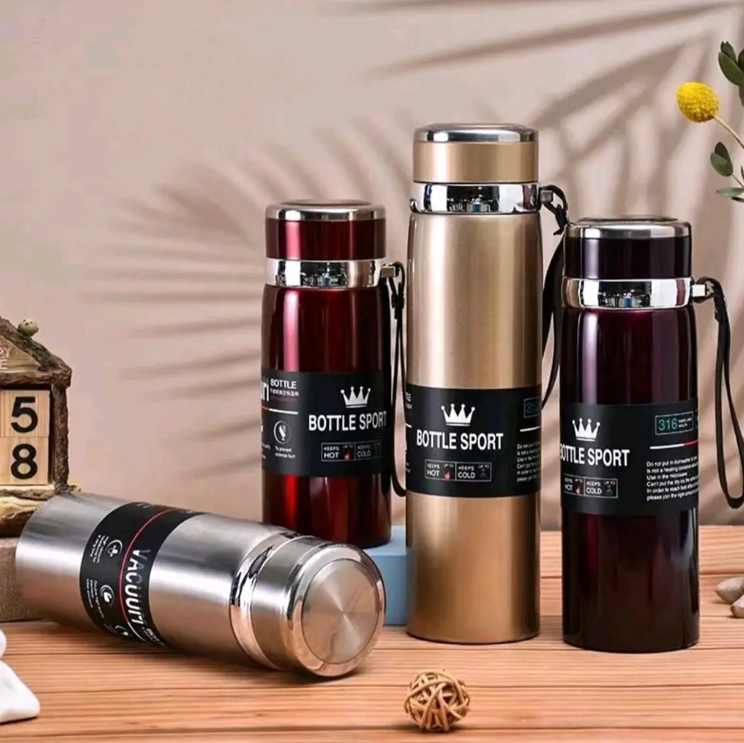 Termos Travel 800ML & 1000ML Termos Vacum Stainless Steel Tahan Panas Dan Dingin