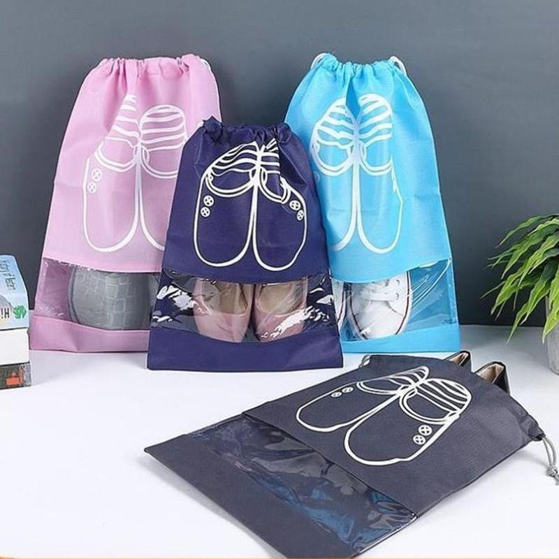 Product Introduction of COMBO 10 TÚI đựnġ GIÀY size lớn 44x32cm Dây Rút Chống Bẩn Du Lịch Size Lớn Với Họa Tiết Thiết Kế Đẹp Mắt Nhung Bag Nam 30