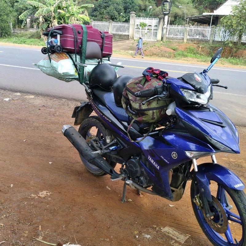 Baga Phượt lắp xe Ex citer 150, (tặng kèm xốp bọc gác tay)khi mua trọn  bộ  có  gác tay