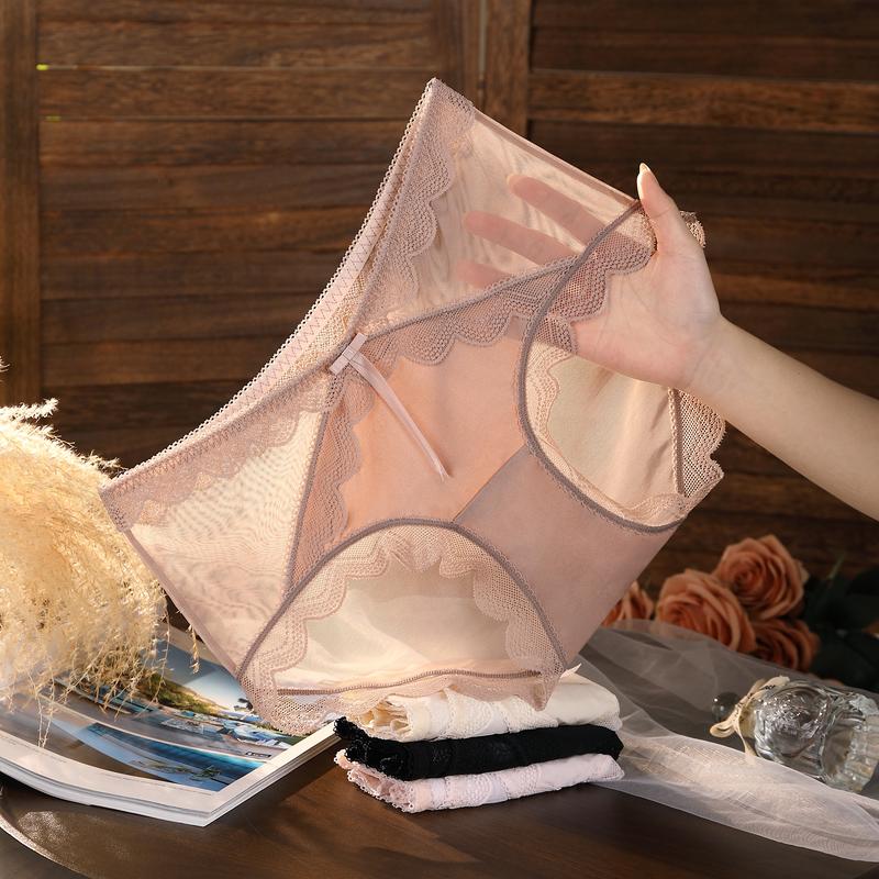 Quần lót ren Bigsize cực đẹp quyến rũ - Quần big size nữ dệt kim - Nội y cỡ lớn tới 100KG - Mã N62 Women Đen