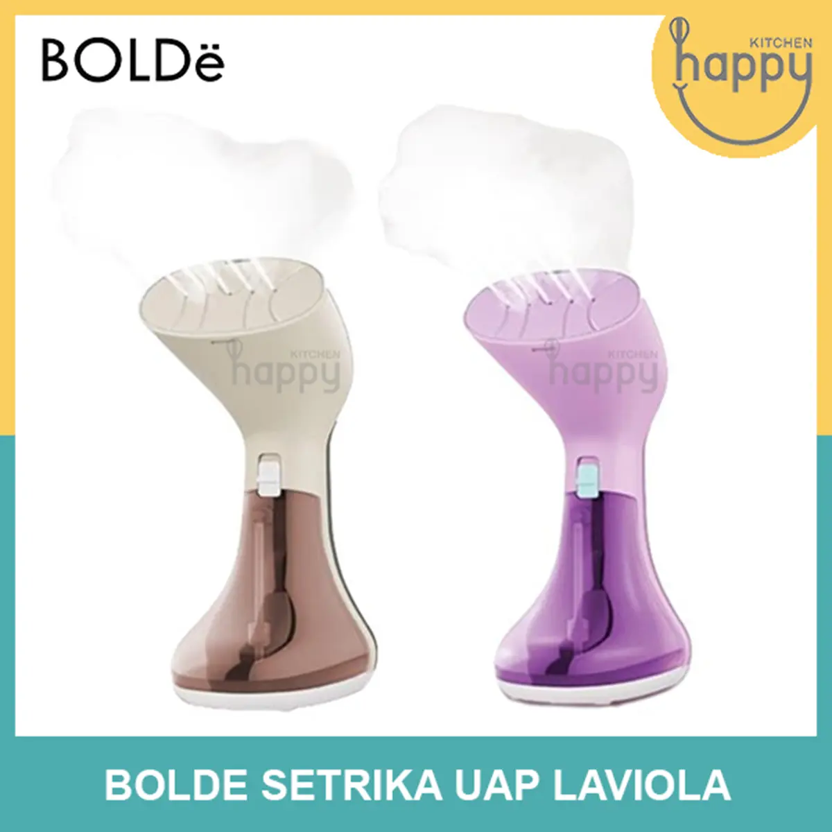 BOLDe Setrika Uap Portable Super Steamer Laviola Setrika Baju Gosokan Baju